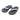 A pair of charcoal colored AFTCO deck sandals with foam soles.