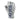 The backside of the right AFTCO gray camo sun protective fishing glove, featuring the AFTCO logo in blue down the back of the hand.