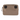 A tan-colored bag with two black attachments on the front.