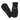 A pair of black fleece foldover fishing mittens.