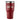 Red travel tumbler with a silver lid and Skeeter logo