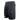 Black cargo shorts with multiple pockets and red stitching