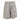 Beige cargo shorts with multiple pockets and a brand logo