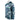 Men's long-sleeve hooded shirt with a blue camouflage pattern
