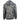 Back view of a gray camouflage hoodie