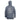 A dark gray hoodie viewed from the back with the text 'Eat. Sleep. Fish.' printed on it.