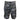 Men's camouflage cargo shorts in shades of grey and green
