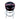 Black bar stool with red trim and Skeeter logo