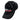 Side of the distressed black hat.