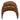 Brown knitted beanie with the word 'SKEETER' embroidered on the front.