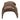 Brown knitted beanie with 'SKEETER' logo