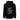 Black hoodie with the text 'Eat. Sleep. Fish.' on the back.