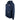 Side of a navy blue hoodie with a skeeter logo on the chest.