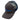 Brown and blue camo cap with a mesh back and embroidered logo