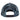 The mesh back of the hat with a blue camo pattern, featuring a snapback adjustable closure.