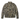 Front of a quarter-zip jacket with a brown wood-like pattern. There is an embroidered Skeeter logo on the right chest.