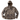 Front of softshell hooded jacket with a brown wood-like geometric pattern. An embroidered Skeeter logo in brown is on the right chest.