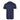 The back of a heathered navy T-shirt.