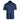 Back view of a navy blue polo shirt