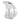 White snowmobile gas tank with mounting hardware