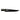 A knife with a blue and beige handle in a black sheath.
