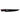 A sleek knife with a black blade and a wooden handle.