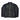 Black padded jacket with zip and logo