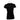 Back view of a black t-shirt with a subtle speckled design