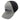 Gray and black cap with a logo on the front