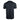 Back view of a plain black t-shirt