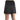Back view of a woman wearing a black skirt