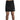 Black athletic skirt featuring a fitted design.