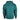 Back view of a teal hoodie