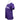 Purple short-sleeve shirt with a logo on the front