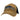 A khaki colored hat with navy stitching and mesh back panels. Embroidered across the front is the skeeter logo in navy.