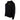 Black hoodie with a front pocket and yellow logo