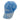 Blue tie-dye baseball cap with logo