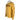 Long-sleeve yellow shirt featuring a logo and text on the sleeves.