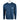 Front of a navy heavyweight long sleeve with a left chest pocket. Printed on the pocket is the skeeter logo in white.