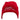 Red knit beanie with 'Skeeter' logo