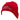 Red ribbed beanie hat with 'SKEETER' logo