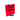 Red padded seat cushion with a blue handle and Skeeter logo