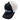 Black and white mesh baseball cap with logo