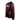 Men's long-sleeve fishing shirt with a black and red design