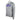Gray long-sleeve shirt with a purple logo