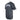 The left side of the charcoal grey T-shirt.