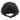 Back view of a black baseball cap