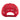 Red mesh baseball cap viewed from the back