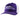 Purple and white trucker hat with a Skeeter logo