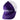 Purple baseball cap with white mesh back and Skeeter logo.